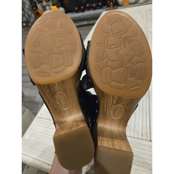 Kork-Ease Darra Women's Black Platform Sandal Size 7 Casual - Picture 8 of 10
